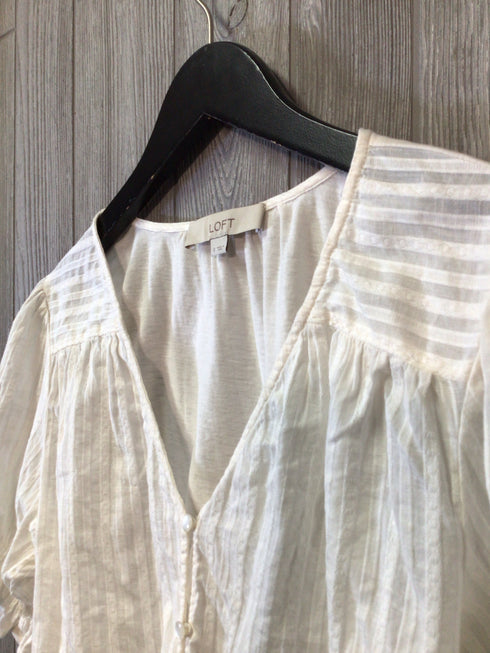 Loft Top Puff Sleeve Size Small